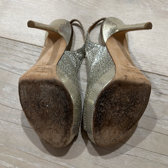 Jimmy Choo leather printed slingback pumps - Picture 6 of 8